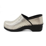 BJORK BJORK PROFESSIONAL Mysa Natural Tooled Leather Clogs