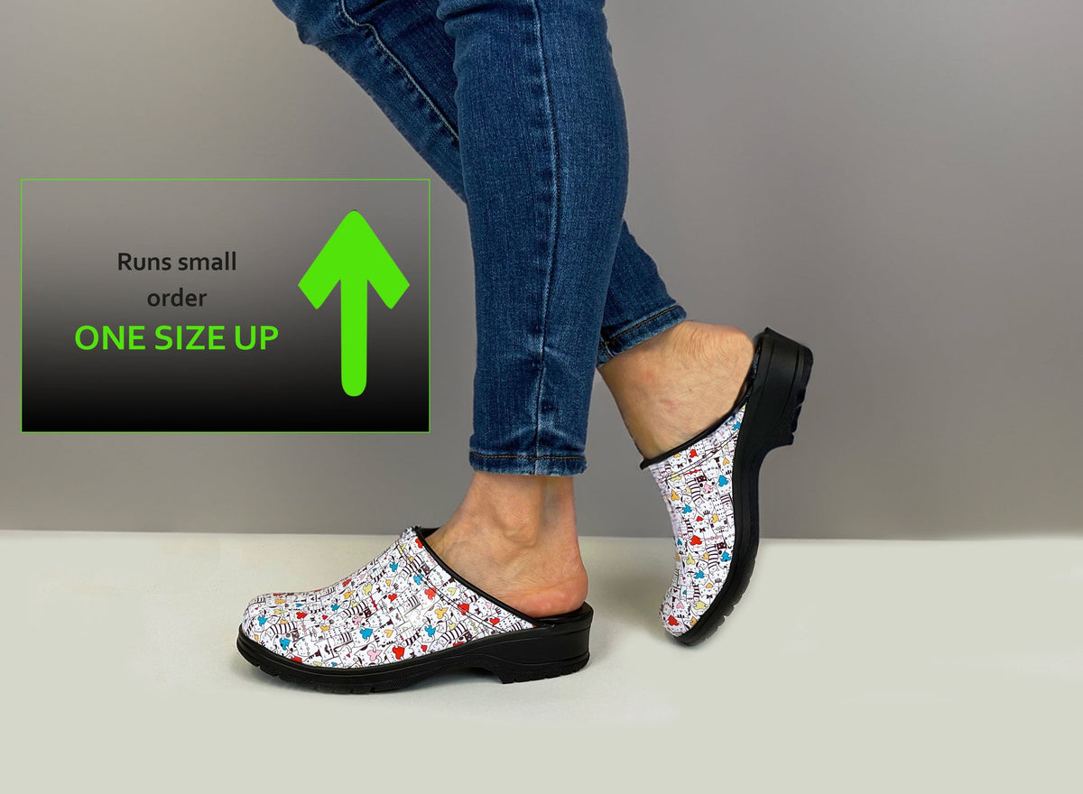 BJORK BJORK Flex Pro Catlove Open Back Leather Clogs