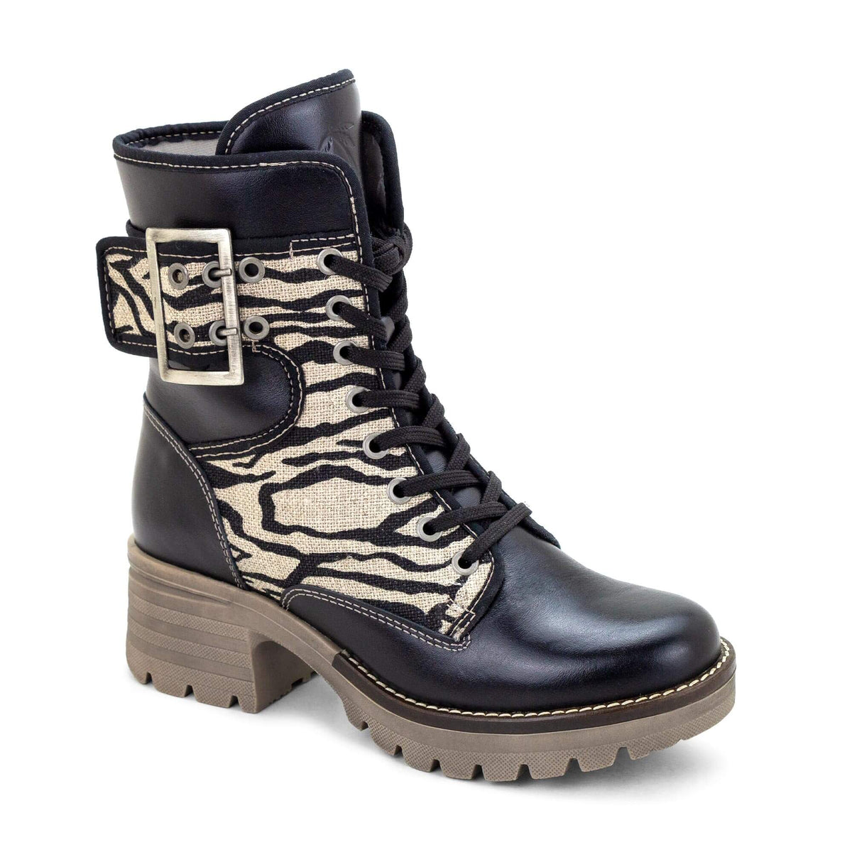 Dromedaris Kanga Combat Leather Boot