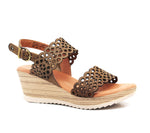 Dromedaris Libby Leather Wedge Sandal