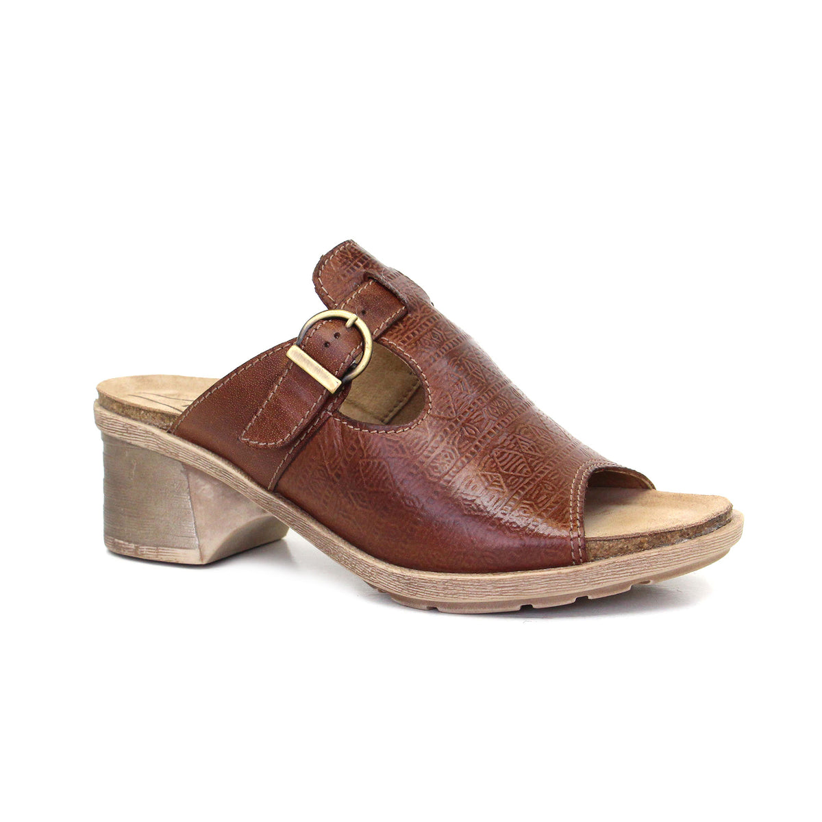 Dromedaris Sharon Leather Mule Sandals