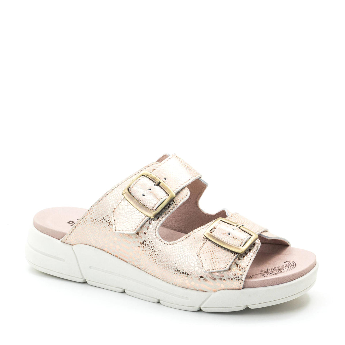 Dromedaris Terry Slip-On Leather Sandal