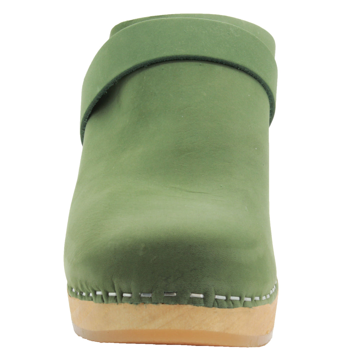 BJORK BJORK TIA Wooden Clogs in Oiled Leather