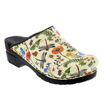 BJORK 750603-90-36 BJORK Dahlia Open Back Leather Clogs Multi / EU-36