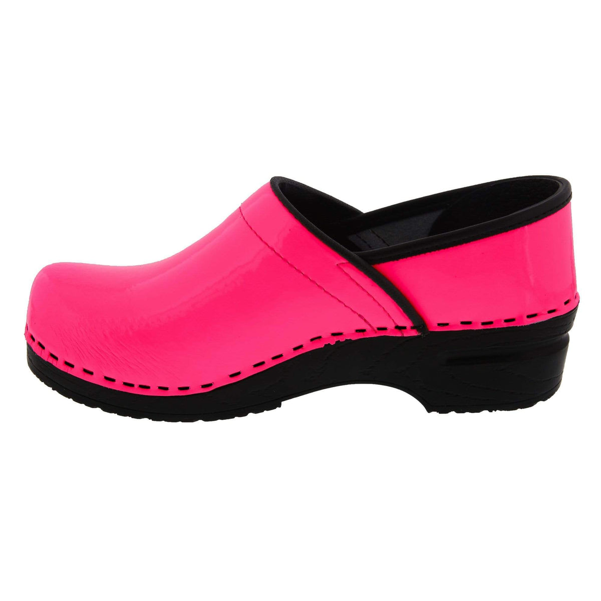 BJORK BJORK PRO ELSA Neon Pink (Ltd. Edition) Patent Leather Clogs