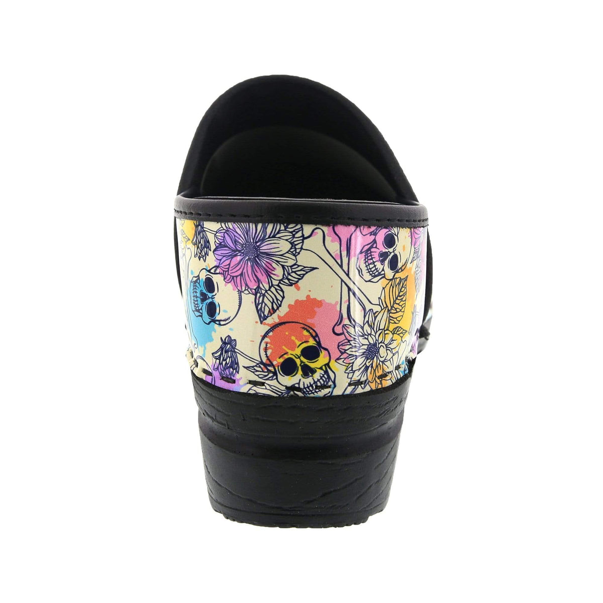 BJORK BJORK PROFESSIONAL Bonita Skull Leather Clogs