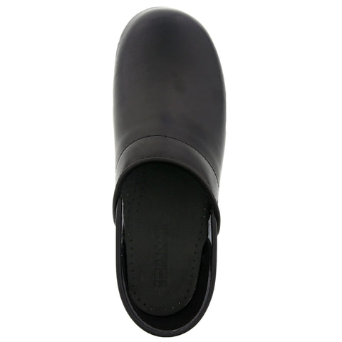 BJORK BJORK Professional ELLA Black Leather Clogs