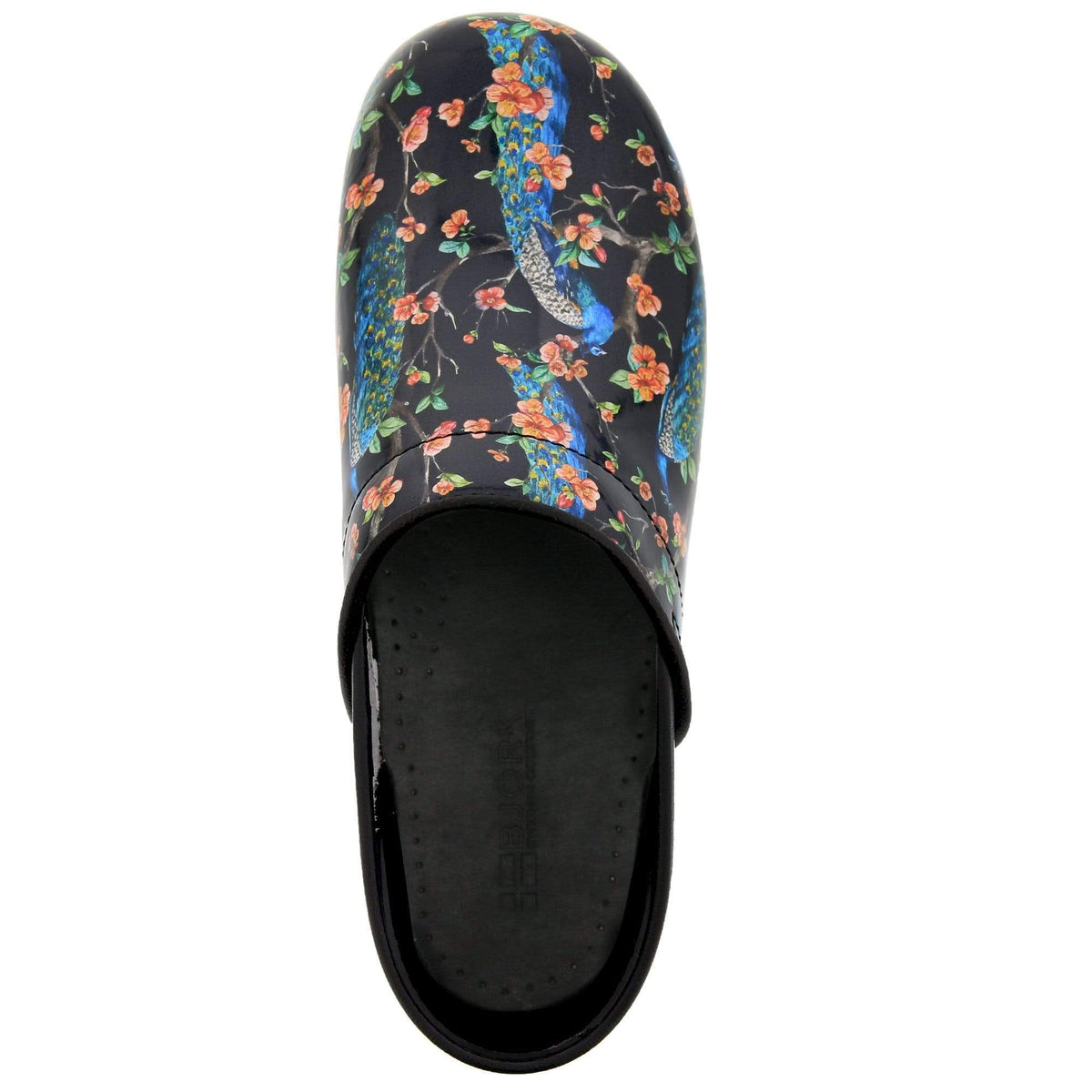 BJORK BJORK PROFESSIONAL Peacock Leather Clogs