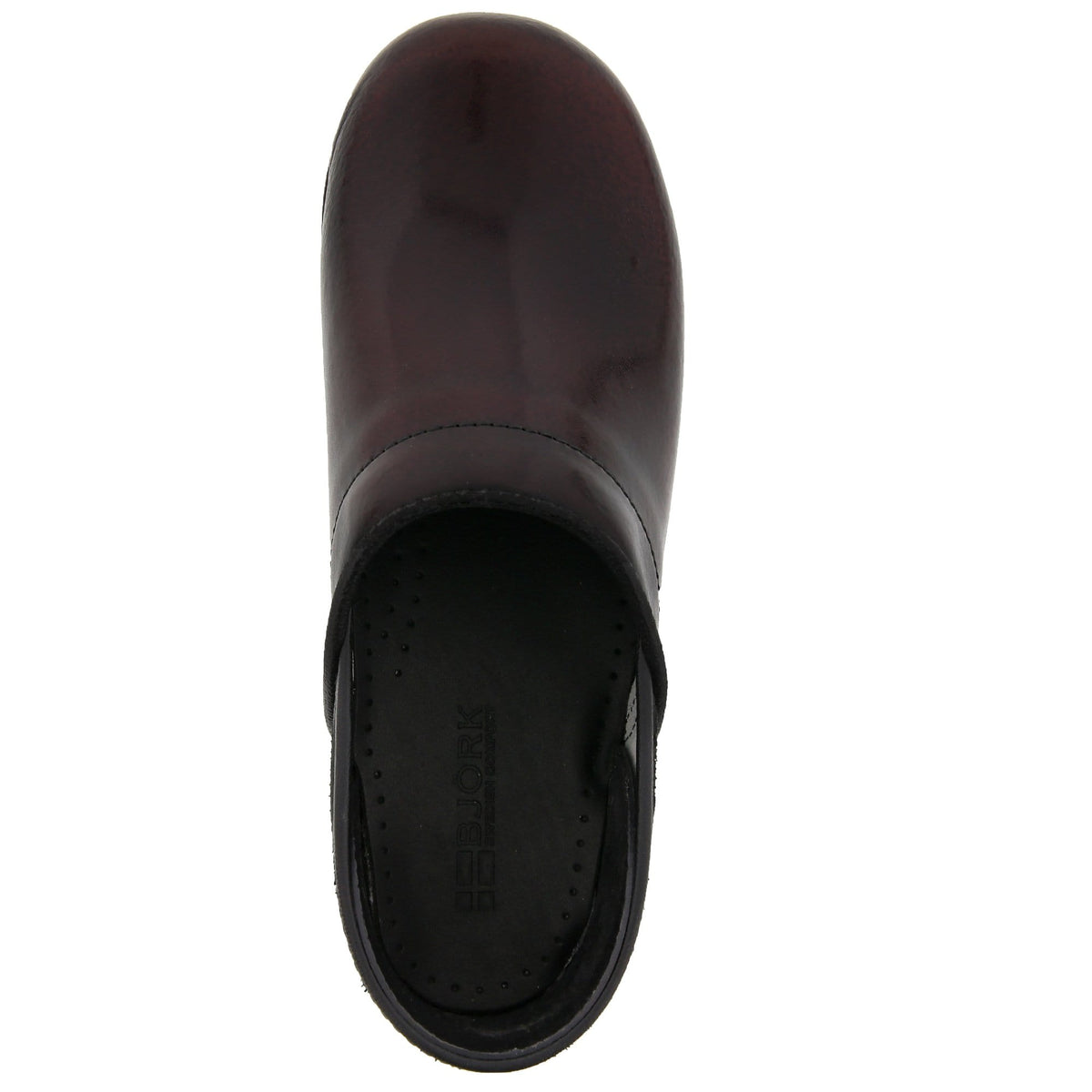 BJORK BJORK PROFESSIONAL Women's Bordeaux Cabrio Leather Clogs