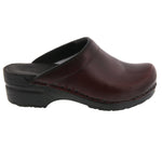 BJORK BJORK STELLA Open Back Cabrio Leather Clogs
