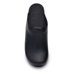 Dansko DANSKO Men's Karl Open Back Black Box Leather Clogs