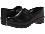 Dansko DANSKO Men's Professional Black Box Leather Clogs