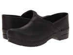 Dansko DANSKO Men's Professional Black Oiled Leather Clogs