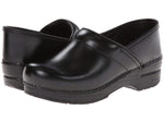 Dansko DANSKO Professional Black Cabrio Leather Clogs