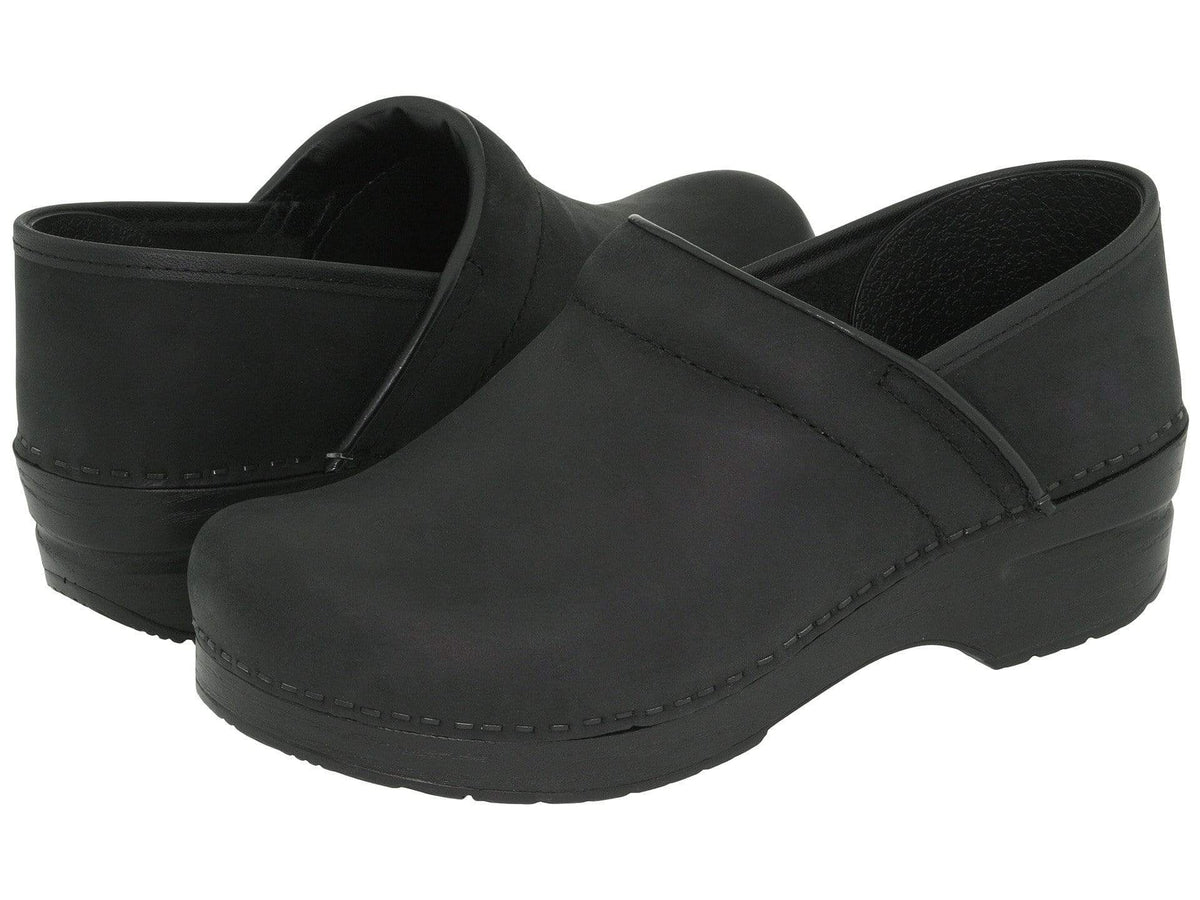 Dansko DANSKO Professional Black Oiled Leather Clogs
