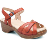 Dansko 9849982200-36 DANSKO Season Sandals in Full Grain Leather Camel / EU-36