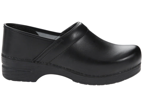 Dansko 099020202-36 DANSKO WIDE Professional Black Box Leather Clogs Black / EU-36