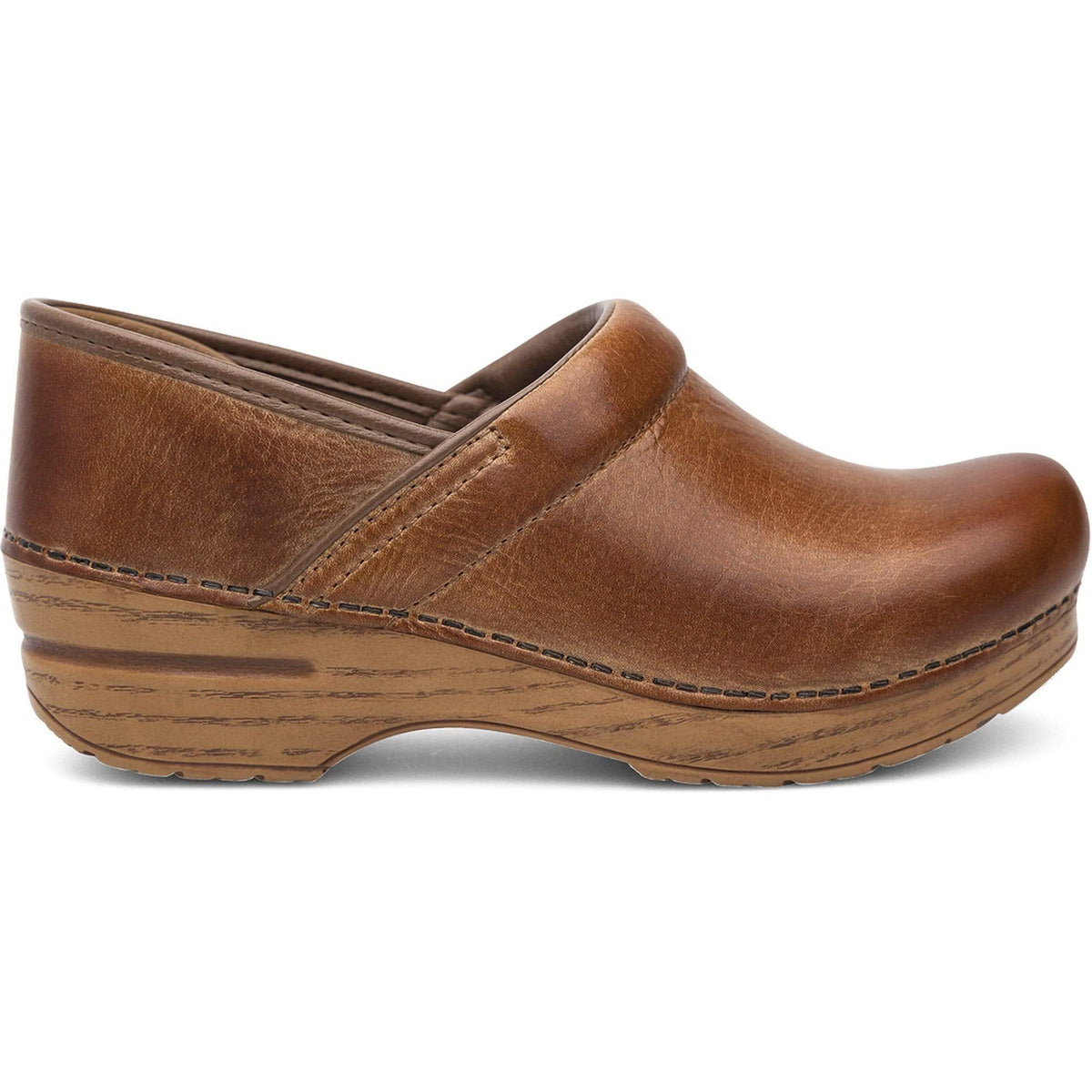 Dansko DANSKO WIDE Professional Honey Distressed Leather Clogs