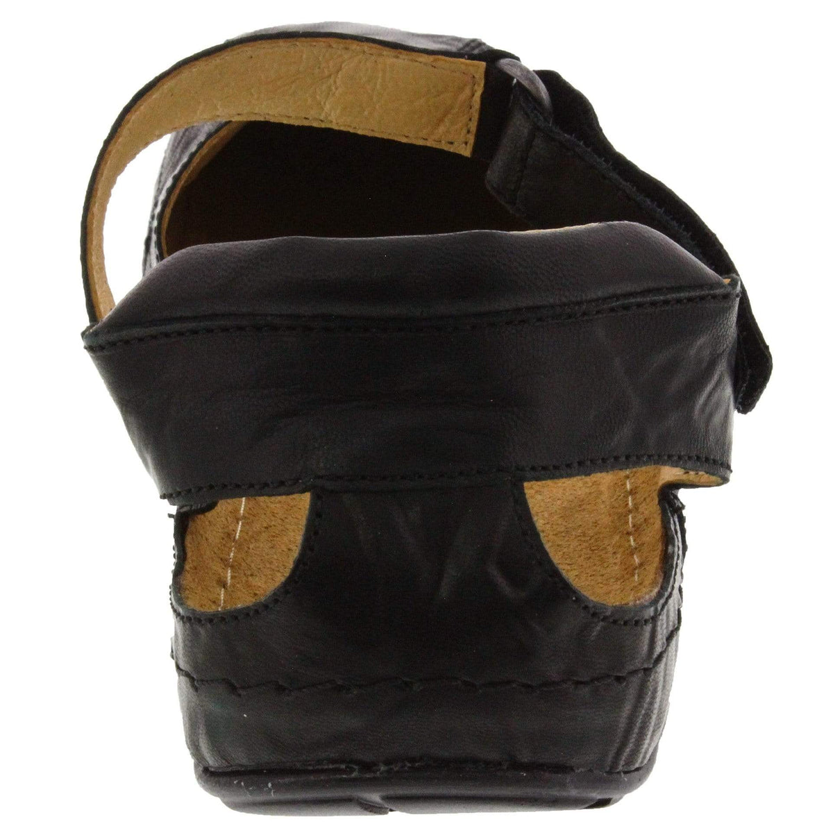 Sanosan Sanosan Sarah Clog in Crinkled Leather - Comfort Plus